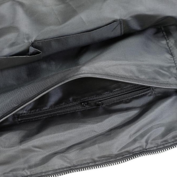 Water-Resistant Black Nylon Travel Bag, Overnight & Sports Tote, Beach Bag NEW - Picture 12 of 12